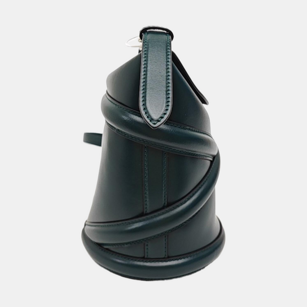 Calfskin Bucket Bag Green
