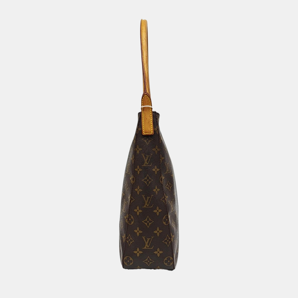 LOOPING GM Monogram Coated Canvas Brown