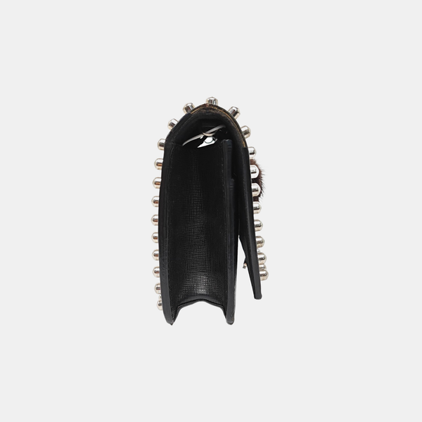 Authenticated pre-owned Karlito Calfskin Black - Shoulder Bag at Looply