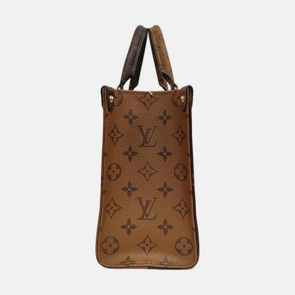 ONTHEGO PM Monogram Coated Canvas Brown