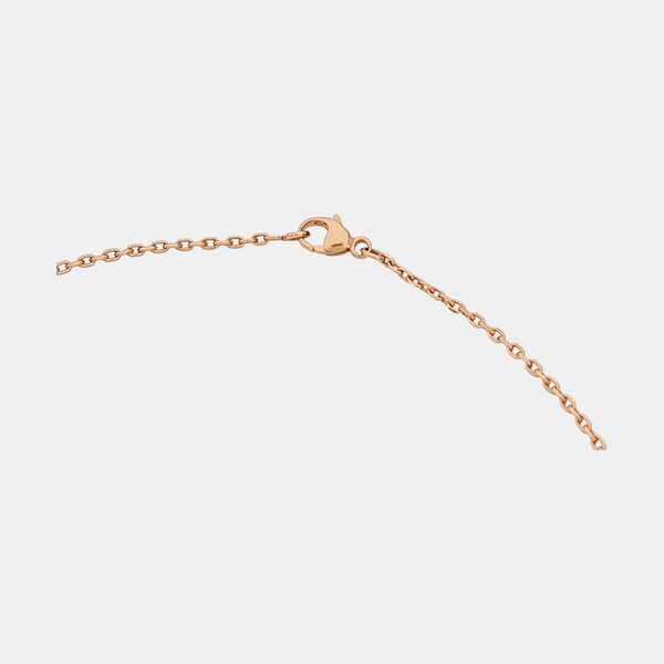 Pop H Metal Rose Gold Necklace