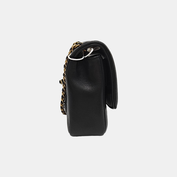 DIANA CC Quilted Lambskin Black