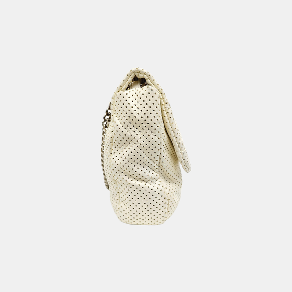 Lambskin Shoulder Bag White