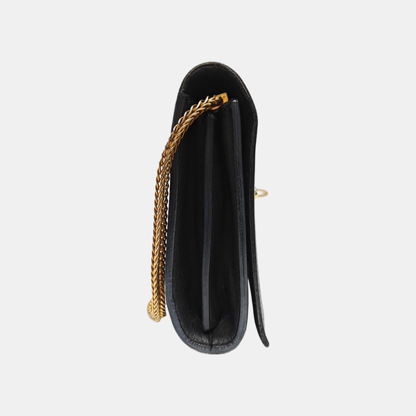 Calfskin Crossbody Bag Black