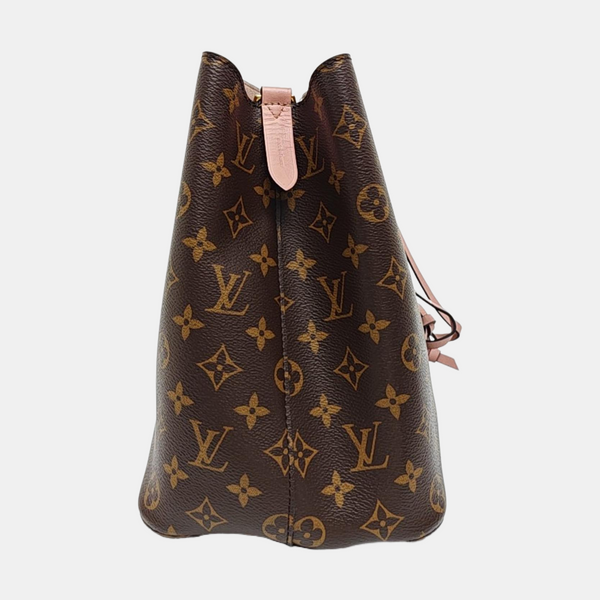NÉONOÉ MM Monogram Coated Canvas Brown