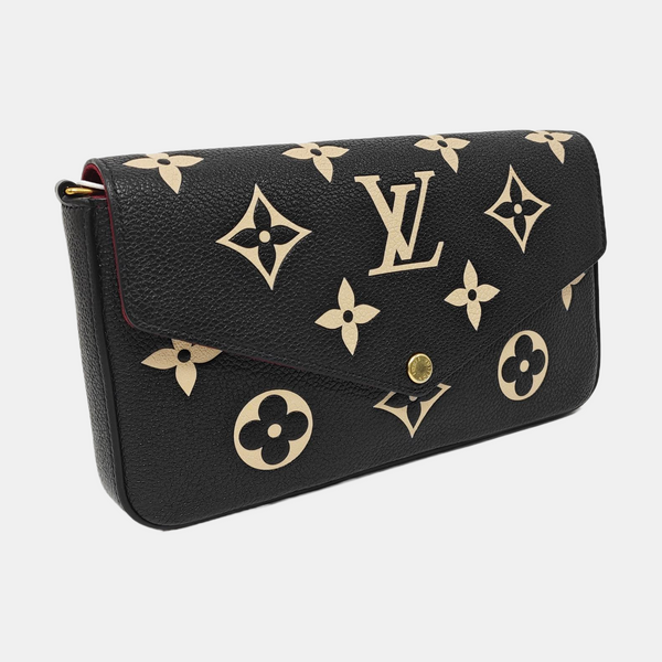 FÉLICIE Monogram Calfskin Black
