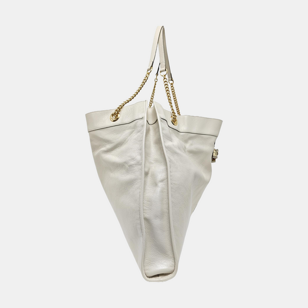 Rajah Calfskin White