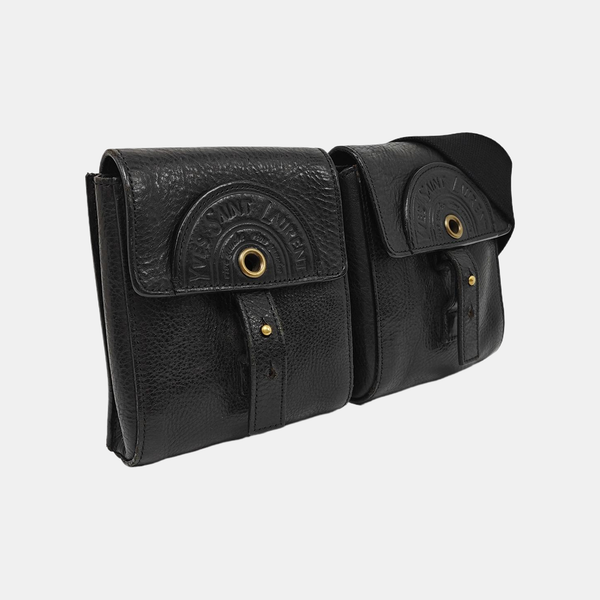 Calfskin Shoulder Bag Black