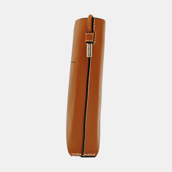 Calfskin Shoulder Bag Brown