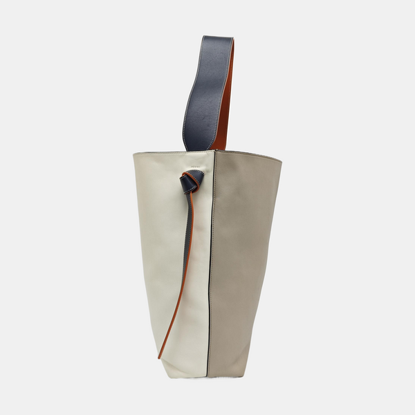 TWISTED CABAS Small Calfskin Gray