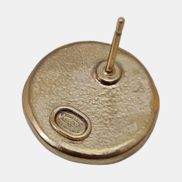 Metal Gold Stud Earrings