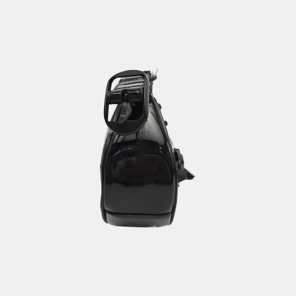 Le Cagole Mini Patent Leather Black