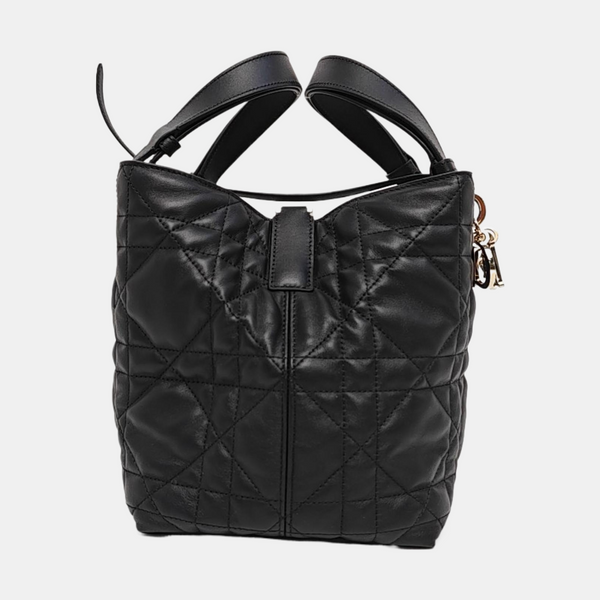Toujours Medium Cannage Calfskin Black