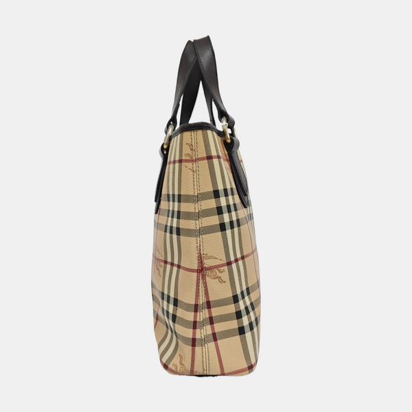 Coated Canvas Tote Bag Multicolor