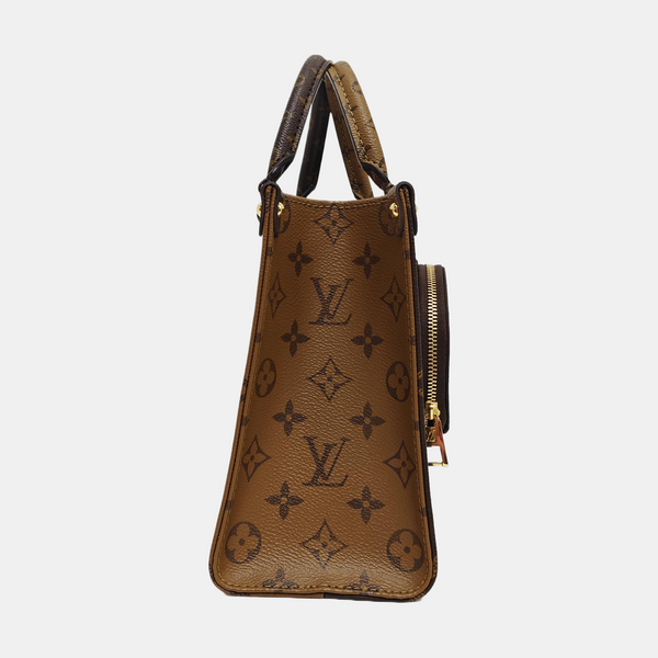 ONTHEGO PM Monogram Coated Canvas Brown