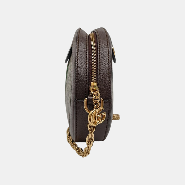 Ophidia Mini Monogram Lona Revestida Beige