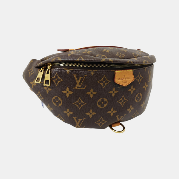 BUMBAG Monogram Coated Canvas Brown