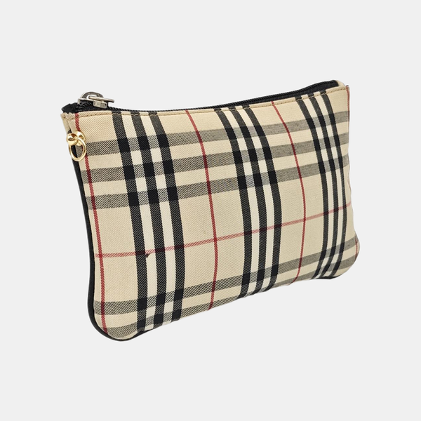Canvas Clutch Beige