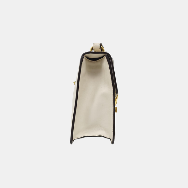 Sylvie Small Calfskin White