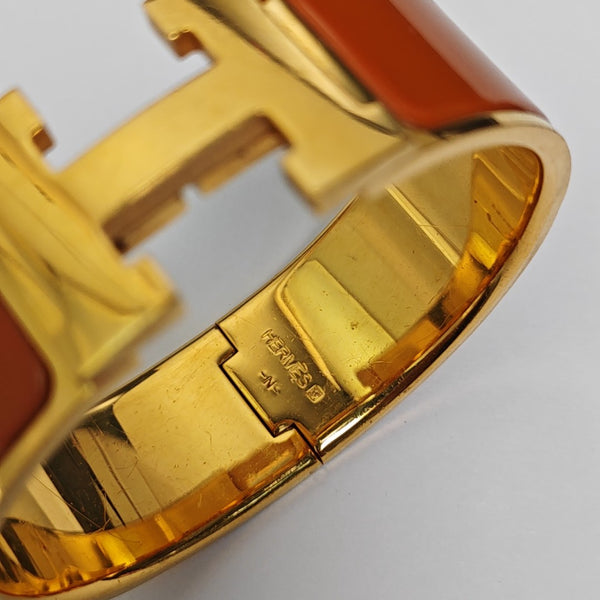 Clic Clac H Metal Gold Bangle