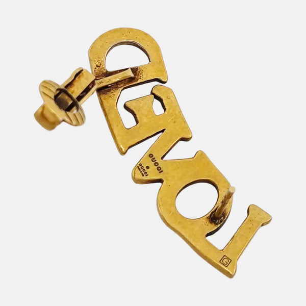 Metal Gold Stud Earrings