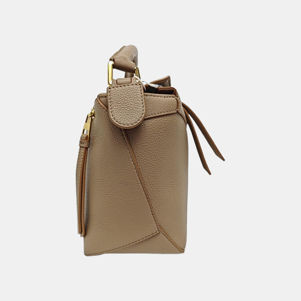 Puzzle Small Calfskin Beige