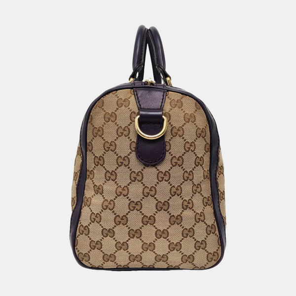 Boston Monogram Canvas Beige