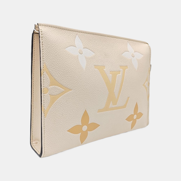 TOILET POCKET 26 Calfskin Beige