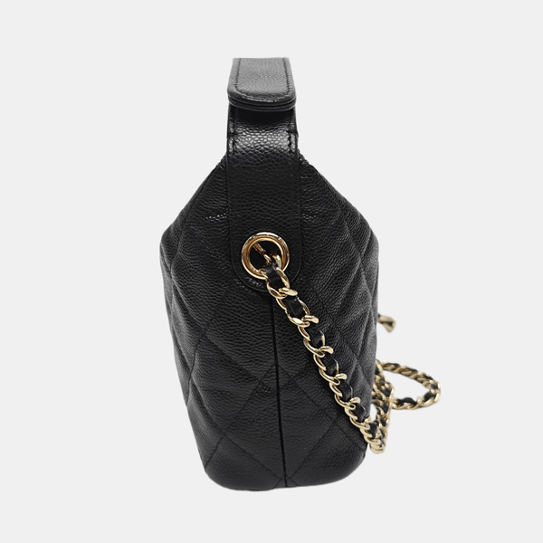 HOBO Quilted Grained Calfskin Black