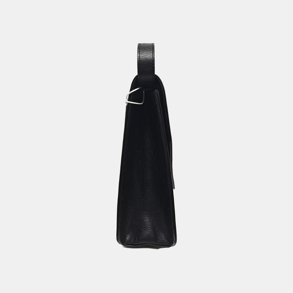 Calfskin Shoulder Bag Black