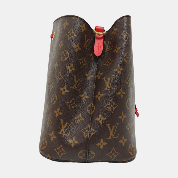 NÉONOÉ MM Monogram Coated Canvas Brown