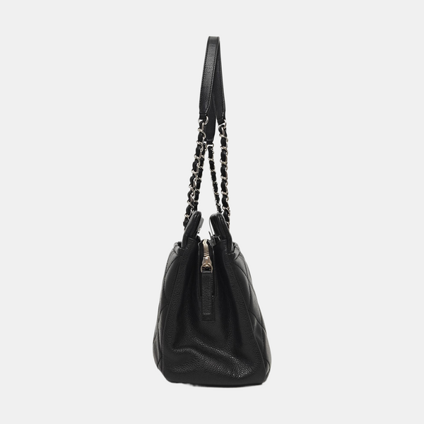 CC TIMELESS SOFT Quilted Grained Calfskin Black