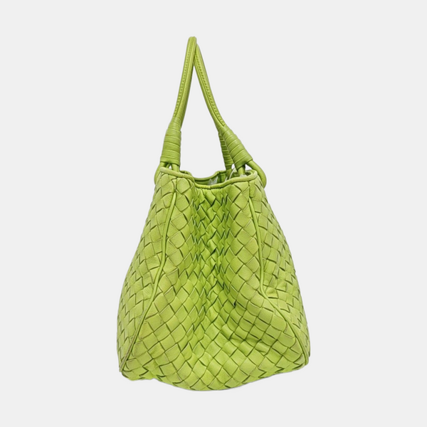 Lambskin Tote Bag Green