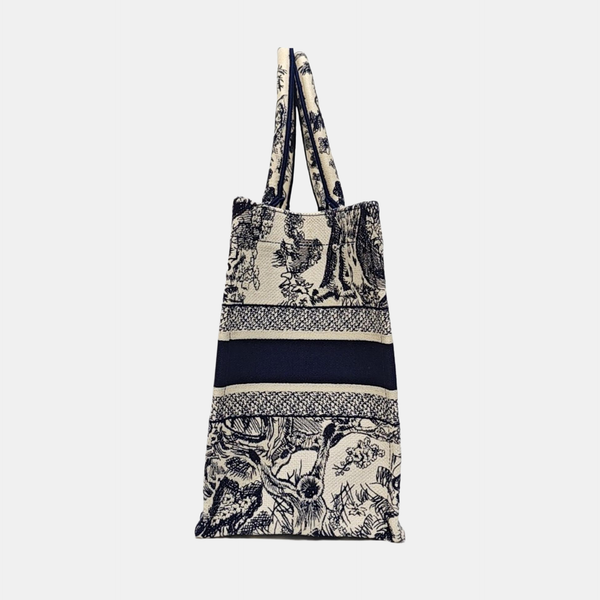 Book Tote Medium Canvas Blue