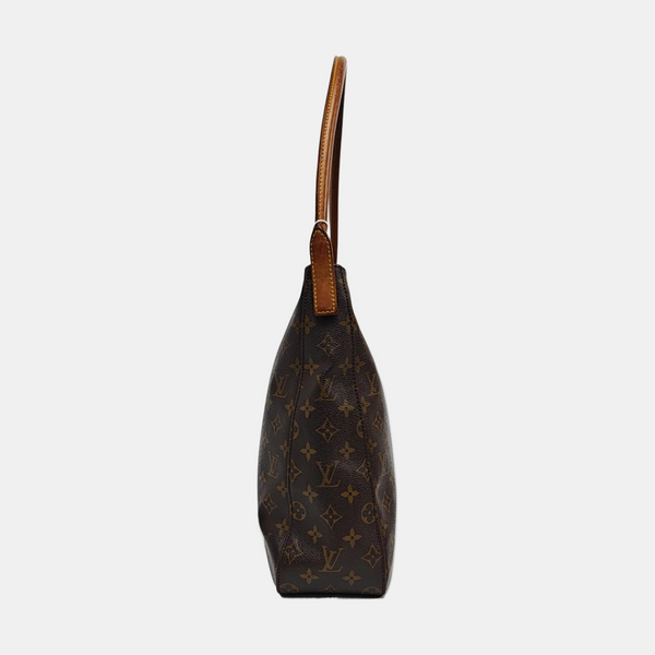 LOOPING GM Monogram Coated Canvas Brown