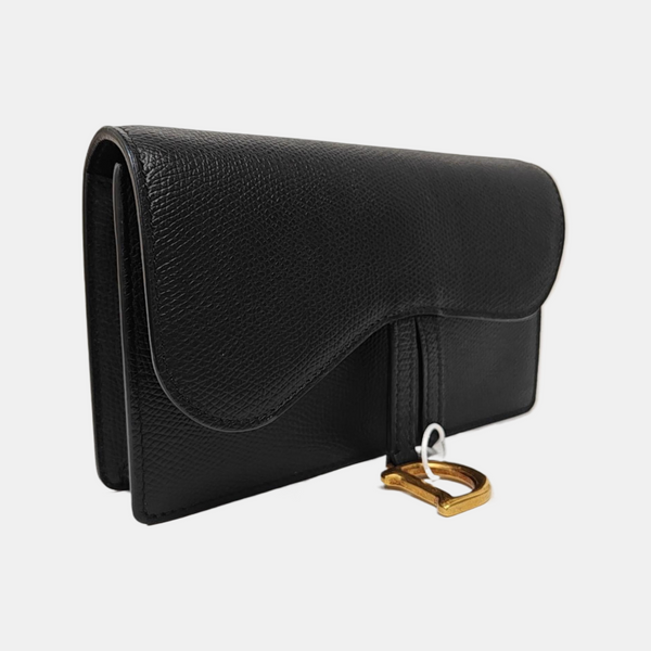 Saddle Mini Calfskin Black