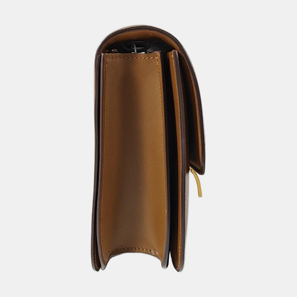 Authenticated pre-owned CLASSIC BOX Medium Calfskin Brown - Shoulder Bag at Looply