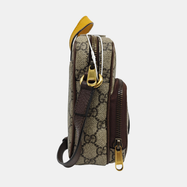 Neo Vintage Mini Monogram Coated Canvas Brown