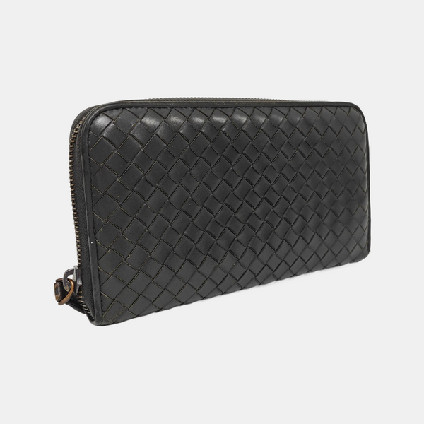 Calfskin Wallet Gray