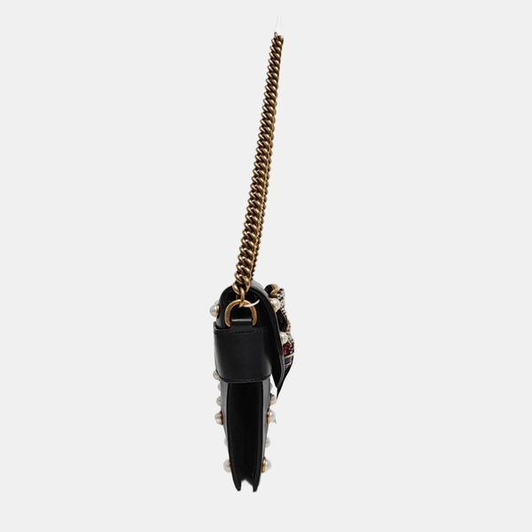 Queen Margaret Mini Calfskin Black