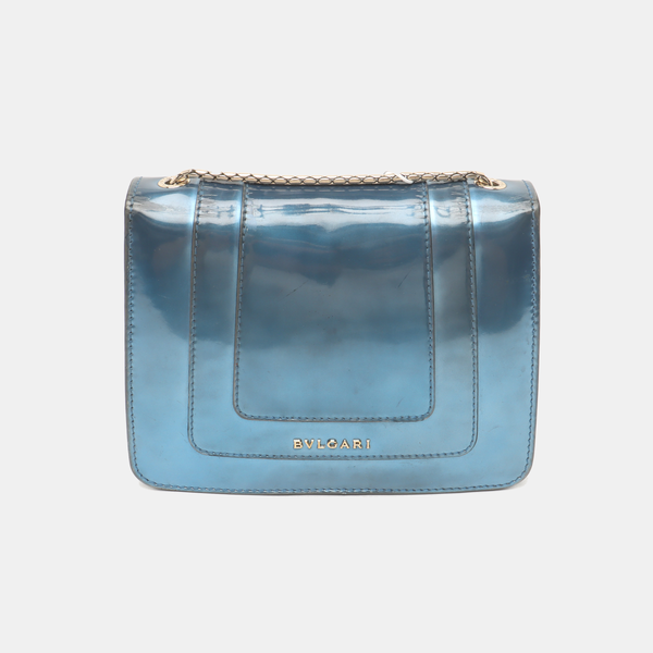 SERPENTI FOREVER Small Calfskin Blue