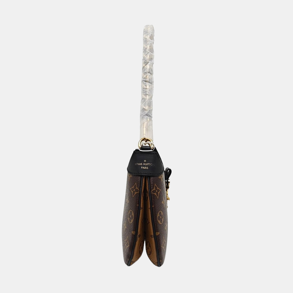 TWINNY Monogram Coated Canvas Brown
