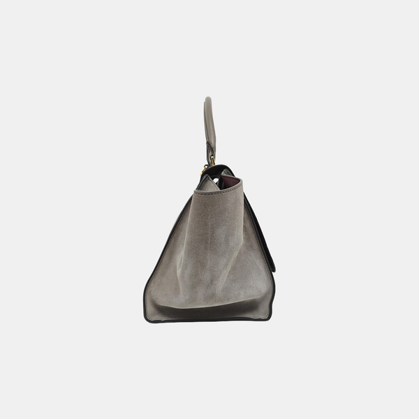 TRAPEZE Medium Suede Gray