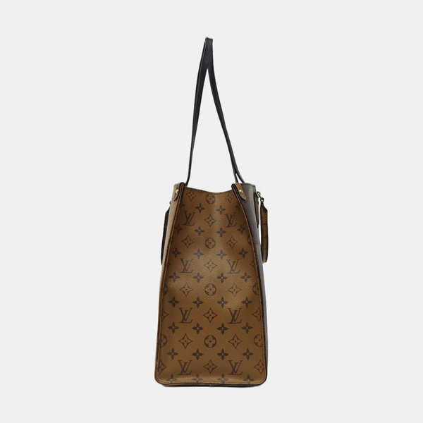 ONTHEGO GM Monogram Coated Canvas Brown