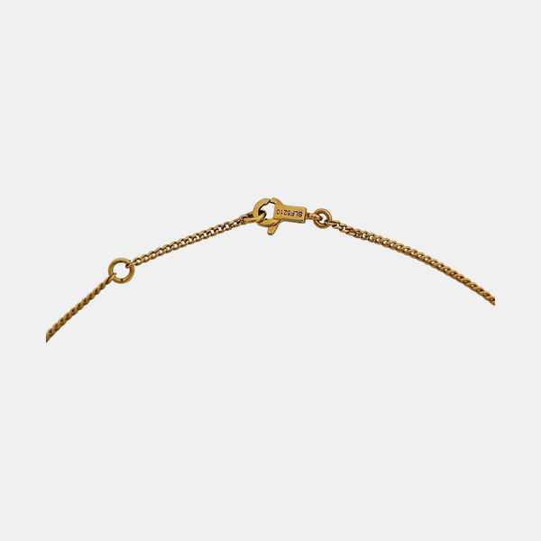ALPHABET Brass Gold Necklace