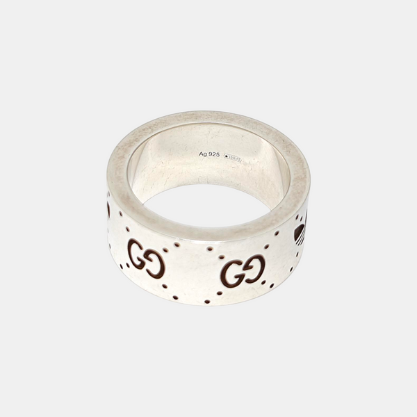 Adidas X Gucci 925 Sterling Silver Ring HK 12
