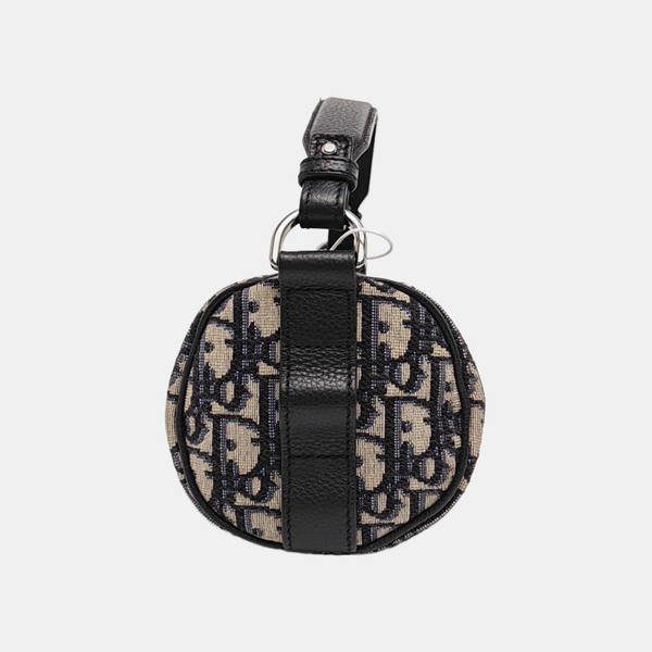 Oblique Canvas Shoulder Bag Beige