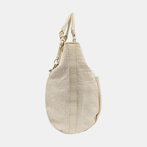 Cannage Calfskin White