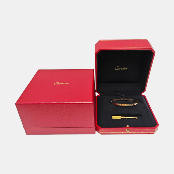 LOVE 18k Rose Gold Bangle