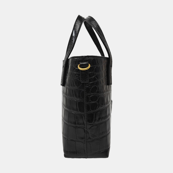 Calfskin Shoulder Bag Black